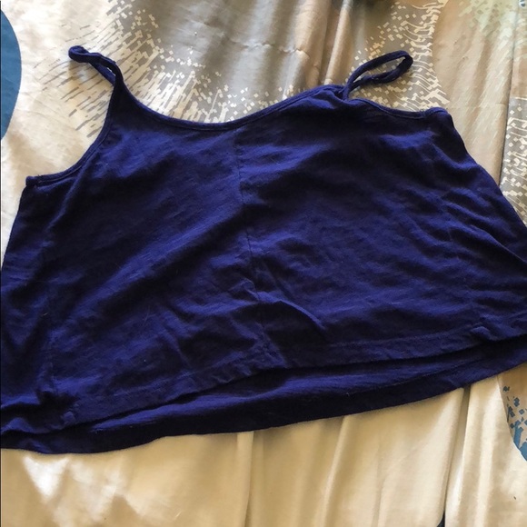 Blue crop top - Picture 2 of 2